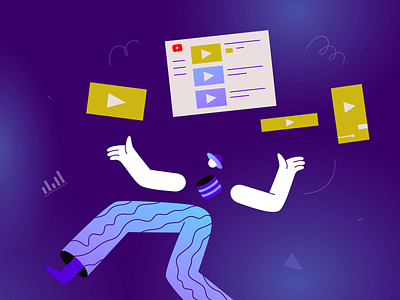 Types of Video Banner Ads Illustration