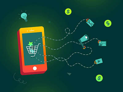 E-commerce Automation Illustration