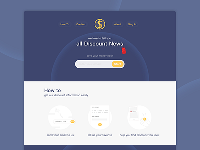 Dailyui #003 － Landing Page 003 dailyui landing landingpage ui webui