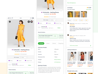 Product detail page for Ecommerce App clothing line ecommerce fashion product detail page product page ui ux design ui design
