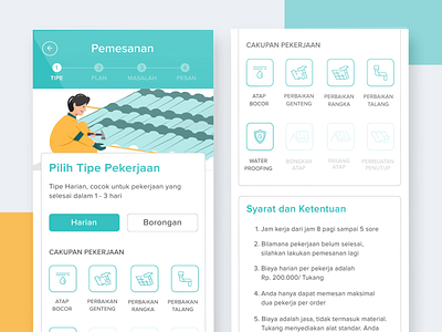 Order Form Icons design home app home maintenance icon illustration ui