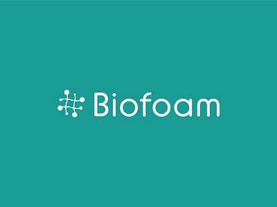 Biofoam Logo agriculture biodegradable branding green business logo mesh mushroom mycellium sustainable business sustainable logo