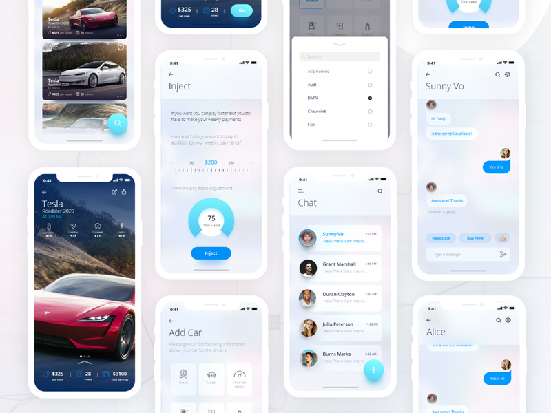 Car Rental App designs, themes, templates and downloadable graphic elements on Dribbble
