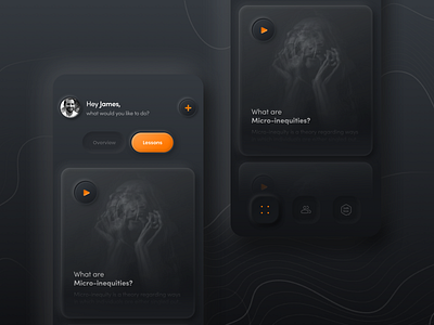 Graybox Dashboard | Concept app app design design minimal neumorphic neumorphism ui ui design ux ux design