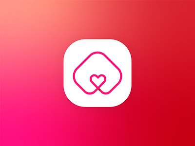 A and Heart App Icon