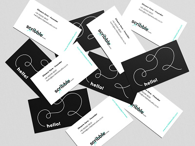 Scribble Studio | Business Cards brand collateral brand design brand guideline brand identity branding branding and identity branding concept business card design businesscard identity logo logo design logomark logotype print