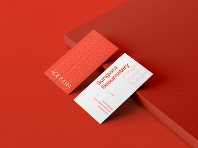 Age & Era | Business Cards brand design branding business card logo visiting card