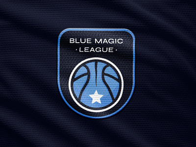 Blue Magic Basketball League Logo basketball basketball logo basketball tournament emblem logo sports sports branding sports design sports logo