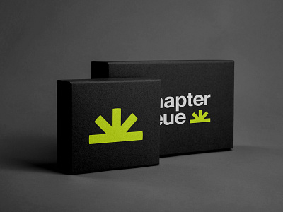 Chapter Neue Packaging black brand design brand identity design branding logo logo design minimal neon packaging packaging design
