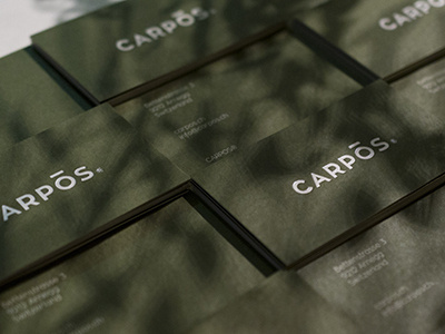 CARPOS® art direction branding consumer goods graphic design identity stationary