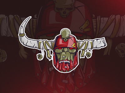 Esport logo ORK design illustration logo vector