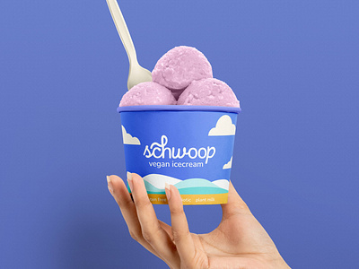 Schwoop: icecream brand brand identity brand identity design branding branding design logo mockups packaging sleeve design visual identity