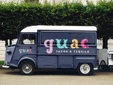 Food Truck Mockup branding design