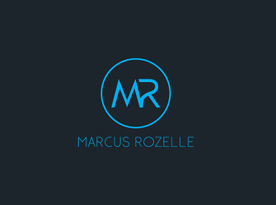 Marcus Rozelle illustration letter logo logo logo design modern modern logo mr letter icon mr letter icon typhography vector