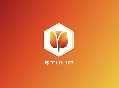 Tulip logo branding crypto crypto logo cryptocurrency design illustration logo logo design vector