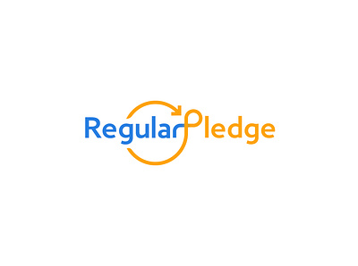 Regular Pledge a letter logo abstract branding design icon illustration logo logo design typography vector