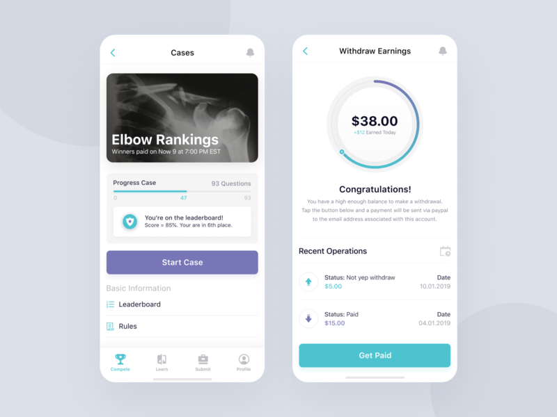 Diagnos Case - App app budget dashboard design finance interface medical money product project toglas ui ux
