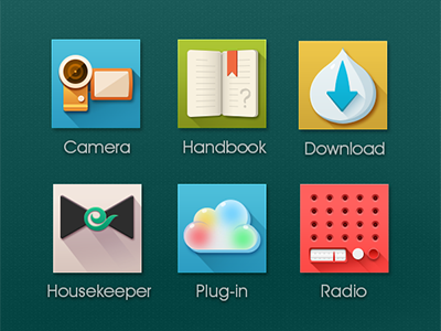 Icons for cloud camera download icon radio theme ui ux