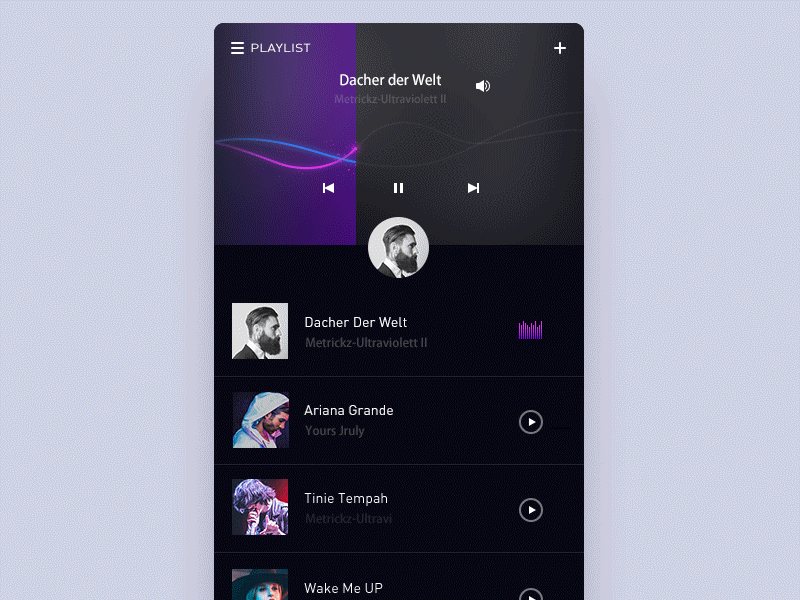 The album editor for music app