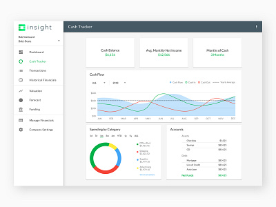 Insight - Cash Tracker app material