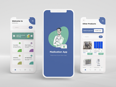 Medication App Design mobile app design ui design ux design