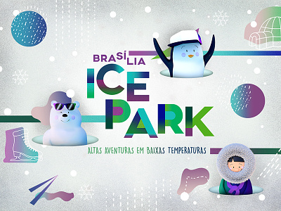 Brasilia Ice Park id visual identity