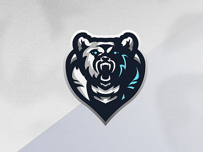 Bear Mascot Logo aggressive bear bear logo branding ice icon illustration logo mascot mascot logo polar bear vector