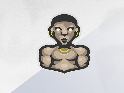 Fighter Mascot Logo! agressive branding fight fight club fighter icon illustration logo mascot logo street trained vector