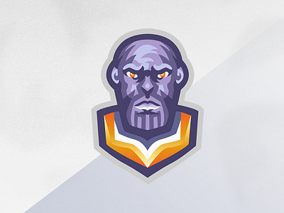 Thanos Mascot Logo! avengers avengers infinity war branding icon illustration logo marvel marvel universe mascot mascot logo thanos vector