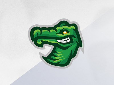 Crocodile Mascot Logo! agressive branding crocodile crocodile head icon illustration logo mascot logo vector