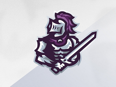Knight Mascot Logo branding esports esportslogo gaming icon identity illustration knight logo logotype mascot logo medieval traditional vector