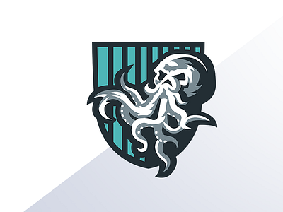 Skulltapus Mascot Logo branding branding agency cute esportlogo esports gaming gaminglogo icon identity illustration mascot logo octopus scary sea skull skulltapus squid