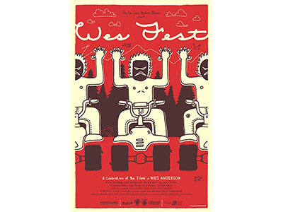 Wes Fest poster - Option A