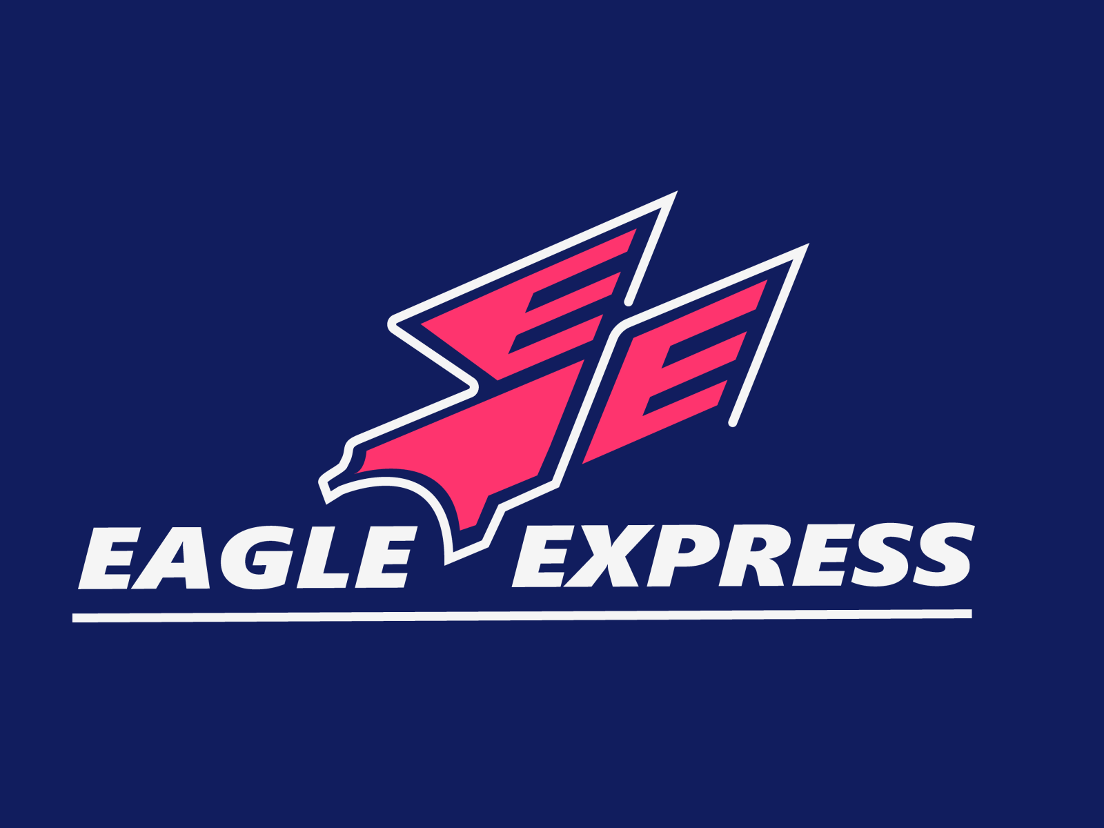 Logo design Eagle Express by Ernesto on Dribbble