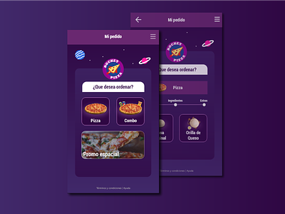 Rocket Pizza UI Design App