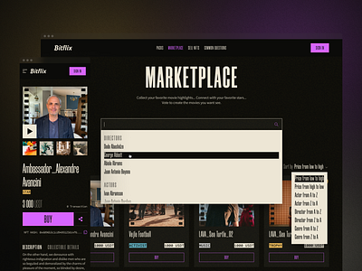 Movie NFT Marketplace