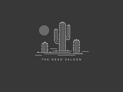 The Dead Saloon, 2018 icon icon design logo logo design pen tool vector