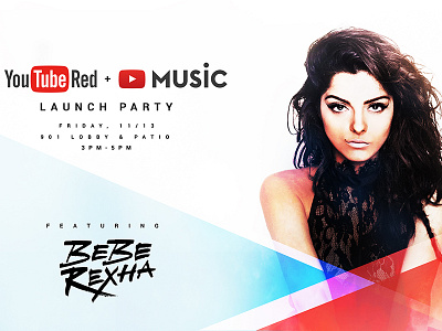 YouTube Red + Music Launch Party bebe rexha launch youtube youtube music youtube red