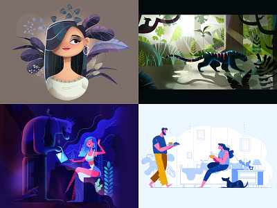 2018 Top 4 Shots 2018 trends 2018summary animation colorful illustration summary top4shots