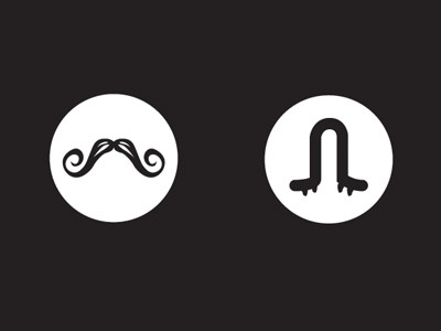 Icons icons inch worm moustache