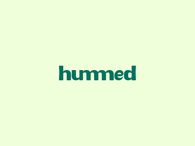 Hummed branding identity logo