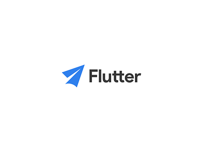 Flutter brand brand identity branding concept exploration figma flutter logo logotype mail mark