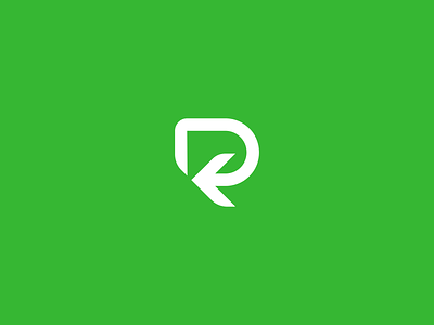 R + Arrow arrow brand brand identity branding exploration figma green logo logotype mark minimal type