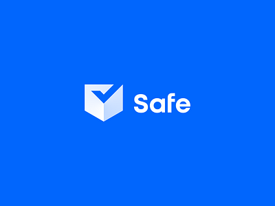 Safe Exploration blue brand brand identity branding checkmark concept exploration figma logo logotype safe shield