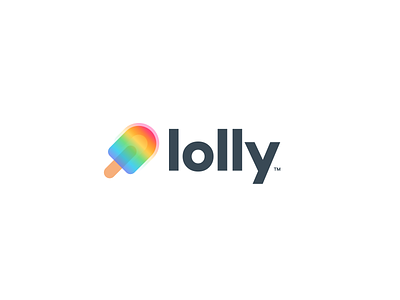 lolly brand brand identity branding exploration figma gradients logo logotype lolly popsicle sweet