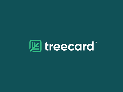 TreeCard Logo Concept brand brand identity branding card eco exploration figma finance green logo logotype mark tree
