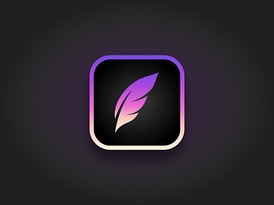 Procreate App Icon Redesign app concept dribbble feather figma icon logo playoff procreate redesign