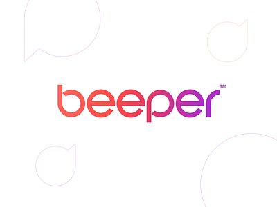Beeper Concept brand brand identity branding chat concept exploration figma logo logotype messenger