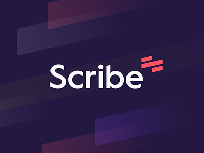 Scribe brand brand identity branding chrome clean extension figma logo mark minimal product scribe tool