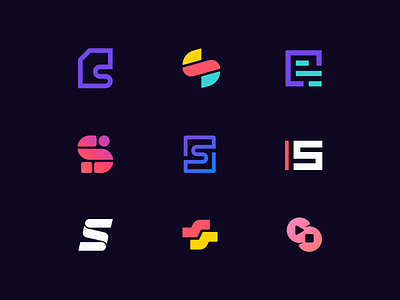 Scribe Logomarks brand brand identity branding exploration figma letter s logo minimal monogram scribe